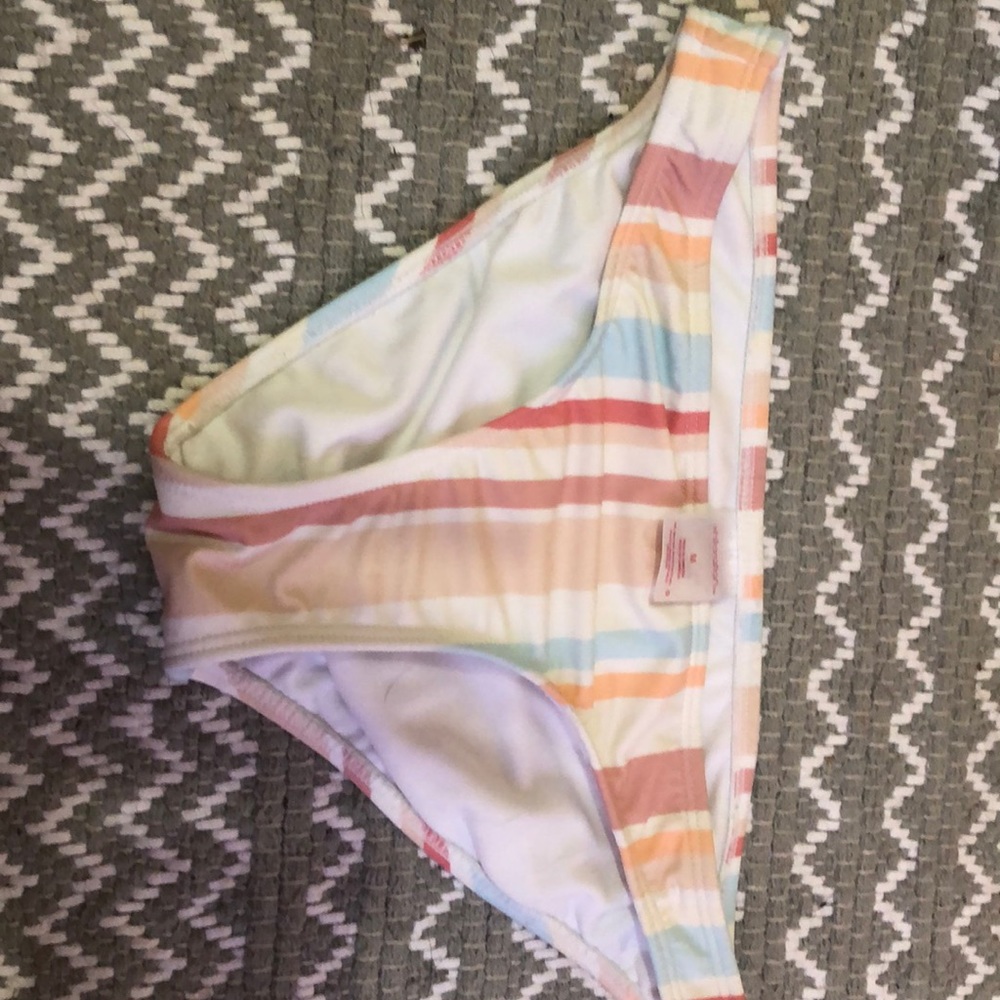 xhilaration striped bathing suit bottoms